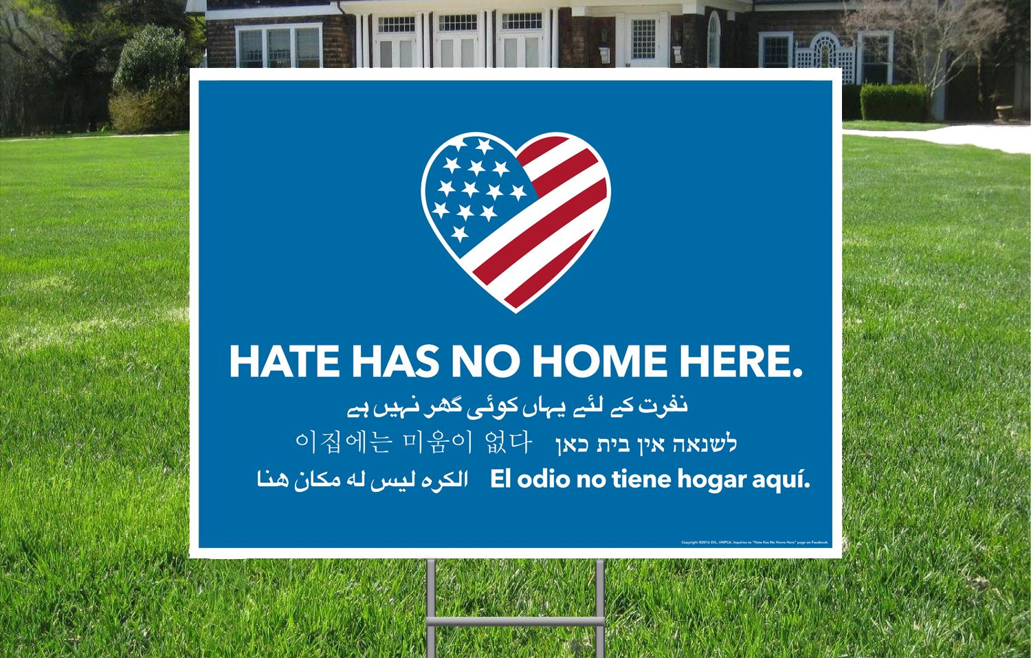 Hate Has No Home Here 2 3D Full Over Prints Flag 